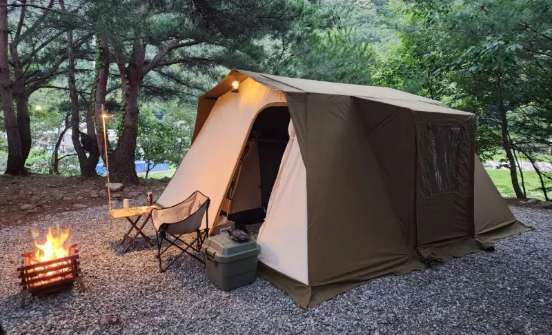 Luxury Camping Tent with One Bedroom